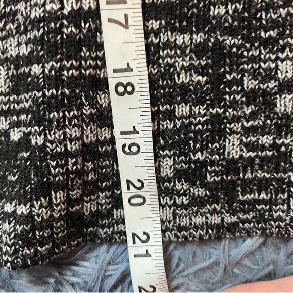 Karen Millen Oversized Wool Cable Knit Mixed Media Turtlene Sweater Size S - Picture 4 of 4